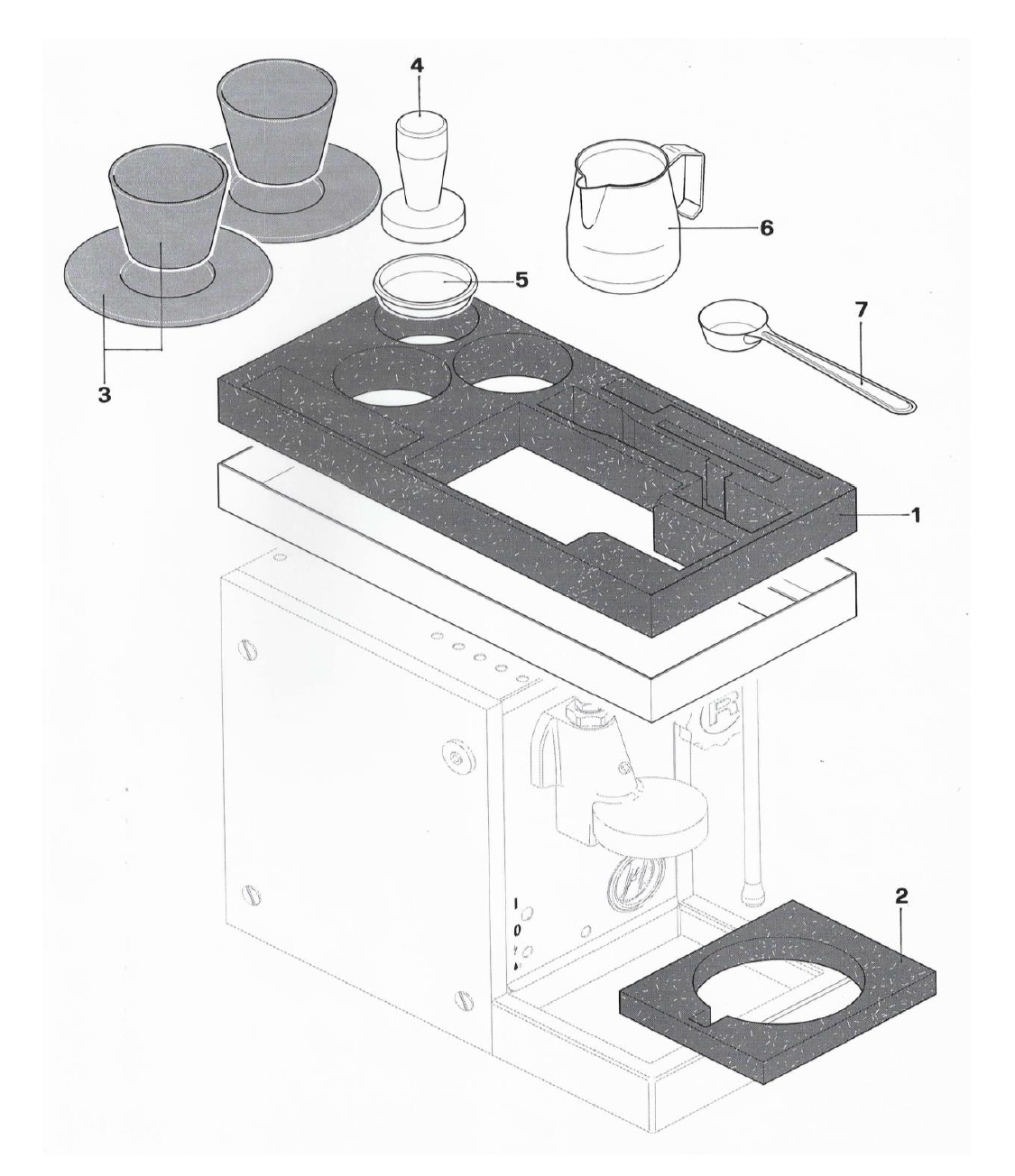 Rocket Espresso Porta Via Part Diagram REPORTVIA