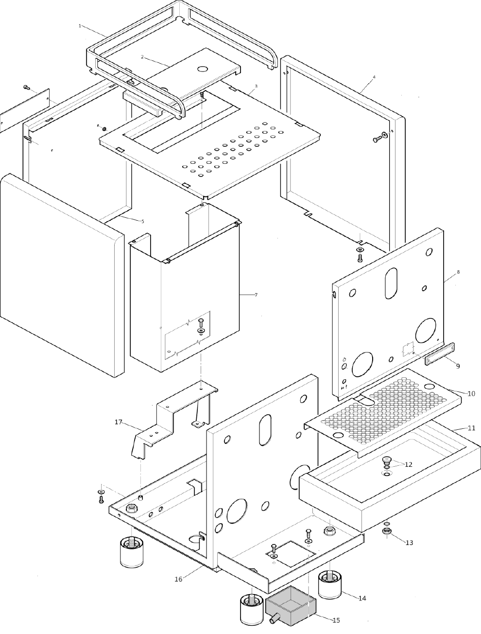 Rocket Espresso R58 Part Diagram RER58