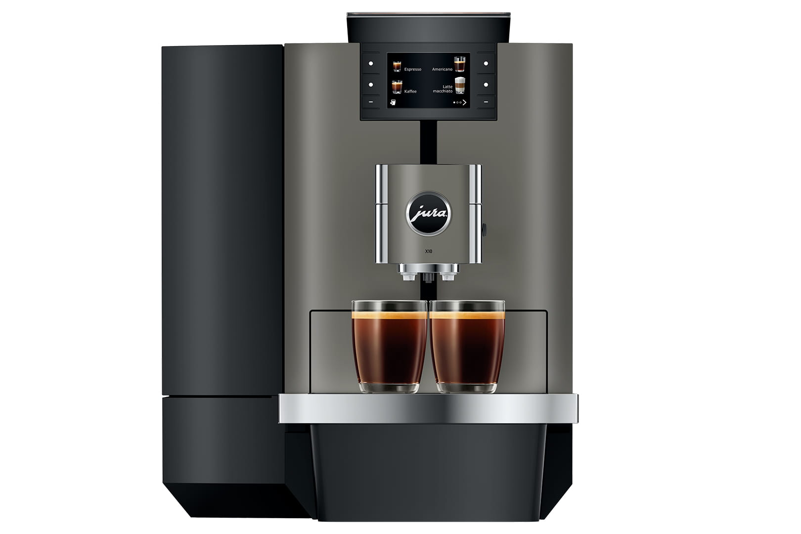 JURA X10 Dark Inox Espresso Machine